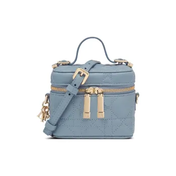 DIOR Lady Dior Lambskin Shoulder Bag Crossbody Bag Handbag Mini Women's Sky Blue