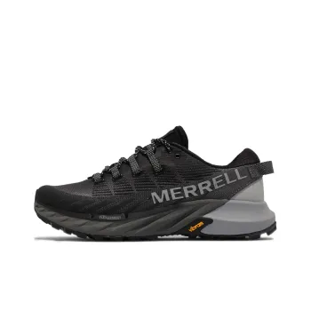 MERRELL Agility Peak 4 Durable Breathable Low Top Running Shoes Men's Black Gray