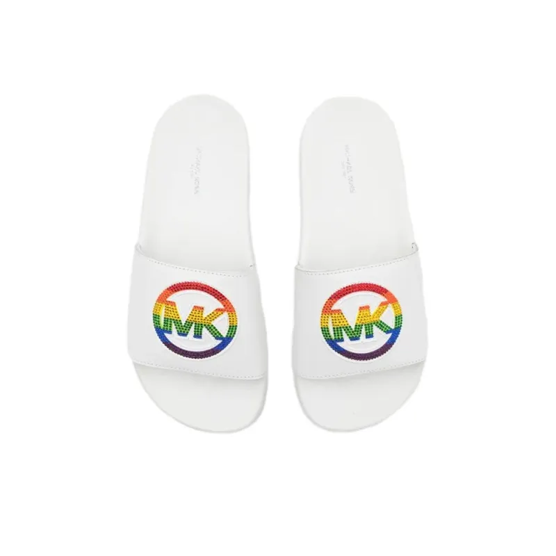 MICHAEL KORS Gilmore Stylish Sandals Women's White-4