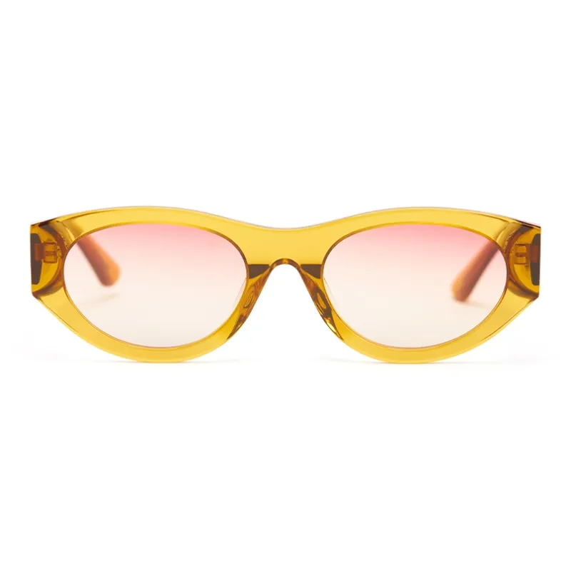 PLASTIC BRAIN Oval Plate Frame Ink Lens Unisex-16