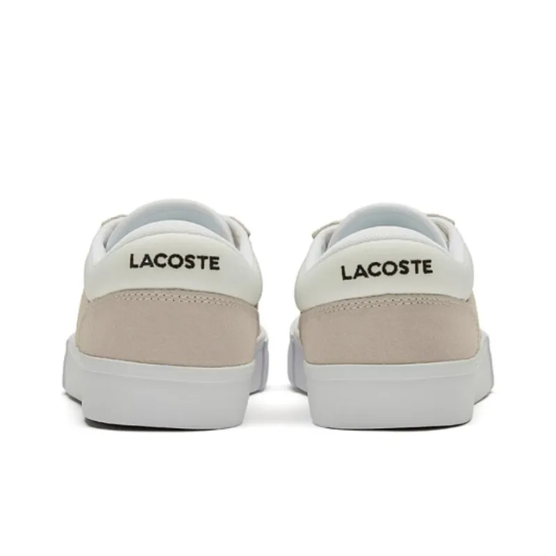 LACOSTE Low Top Skateboard Shoes Women's Beige-2