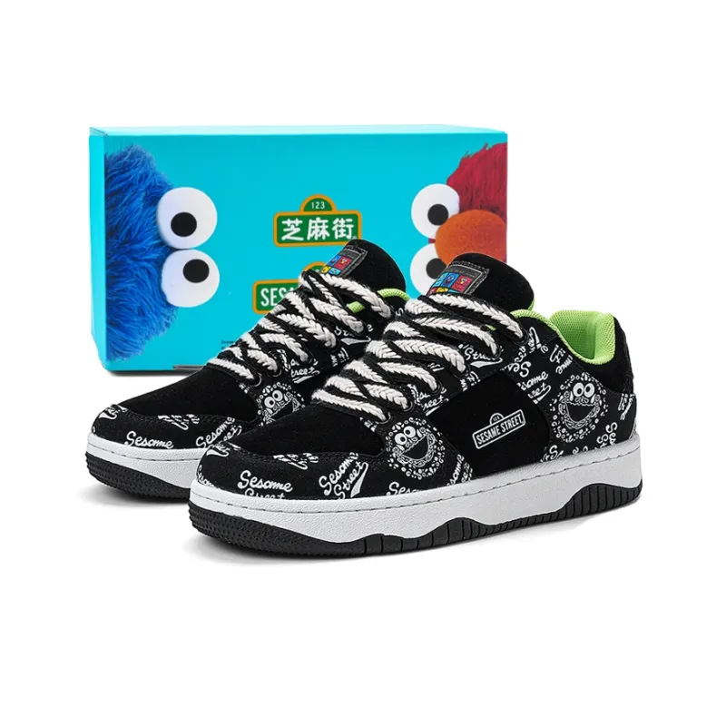 SESAME STREET Slip Resistant, Abrasion Resistant, Thermal Low Top Canvas Shoes Unisex-5