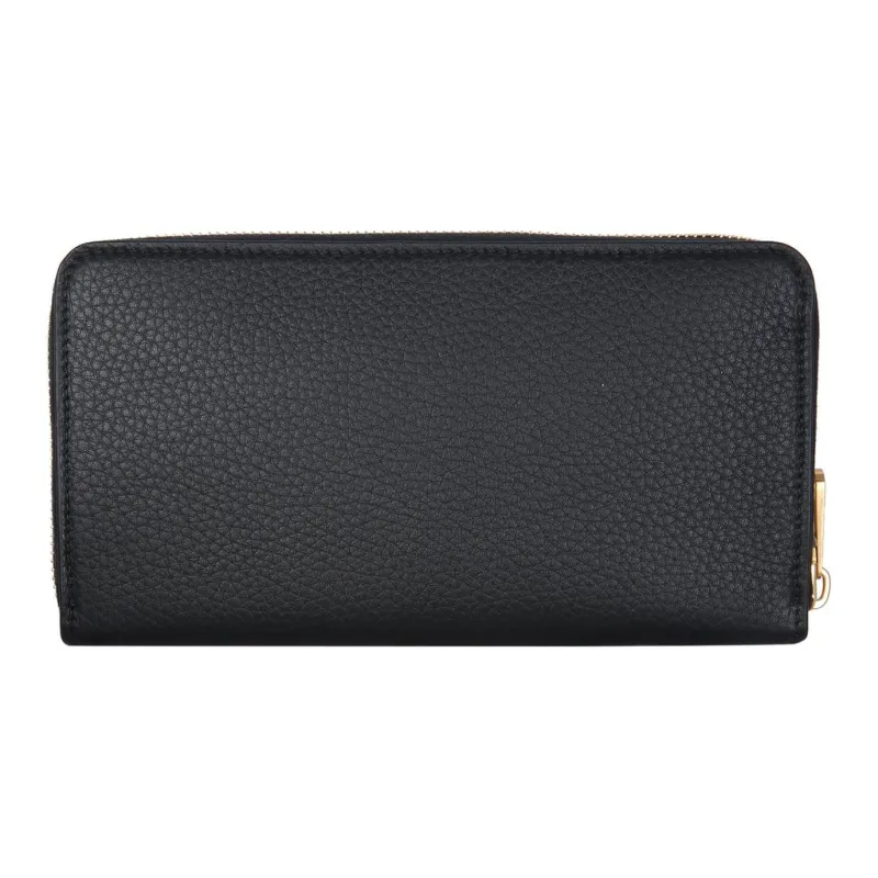 Il Bisonte Cow Leather Wallet Women's Black-2