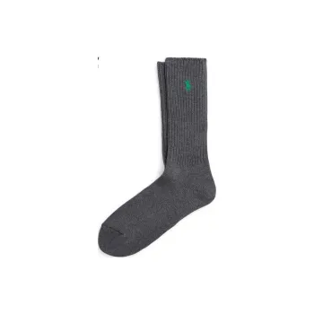 Polo Ralph Lauren FW23 Mid Calf Socks Men's 1 Pack Gray