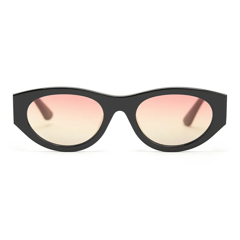 PLASTIC BRAIN Oval Plate Frame Ink Lens Unisex-7