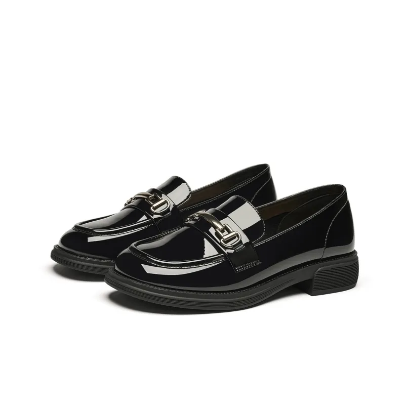 GEMEIQ Loafers Women's Black/Beige-1