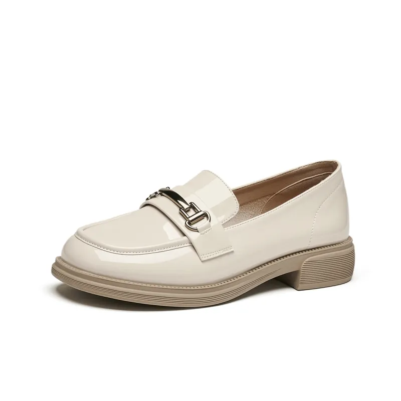 GEMEIQ Loafers Women's Black/Beige-8