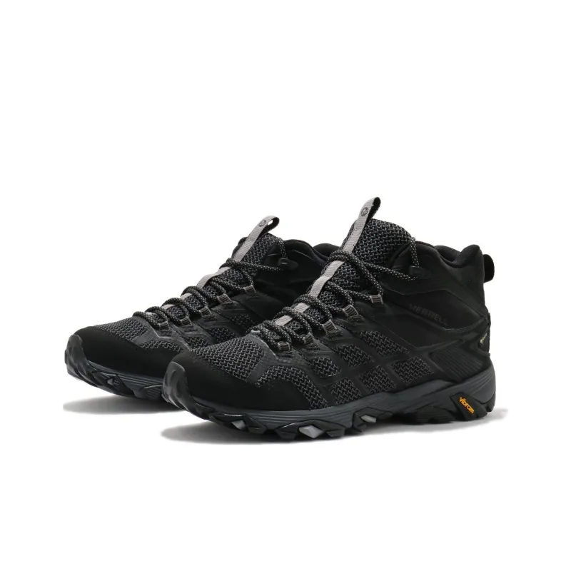 MERRELL Moab FST 2 Mid GTX Durable Breathable Mid-Top Outdoor Shoes Men's Black-3