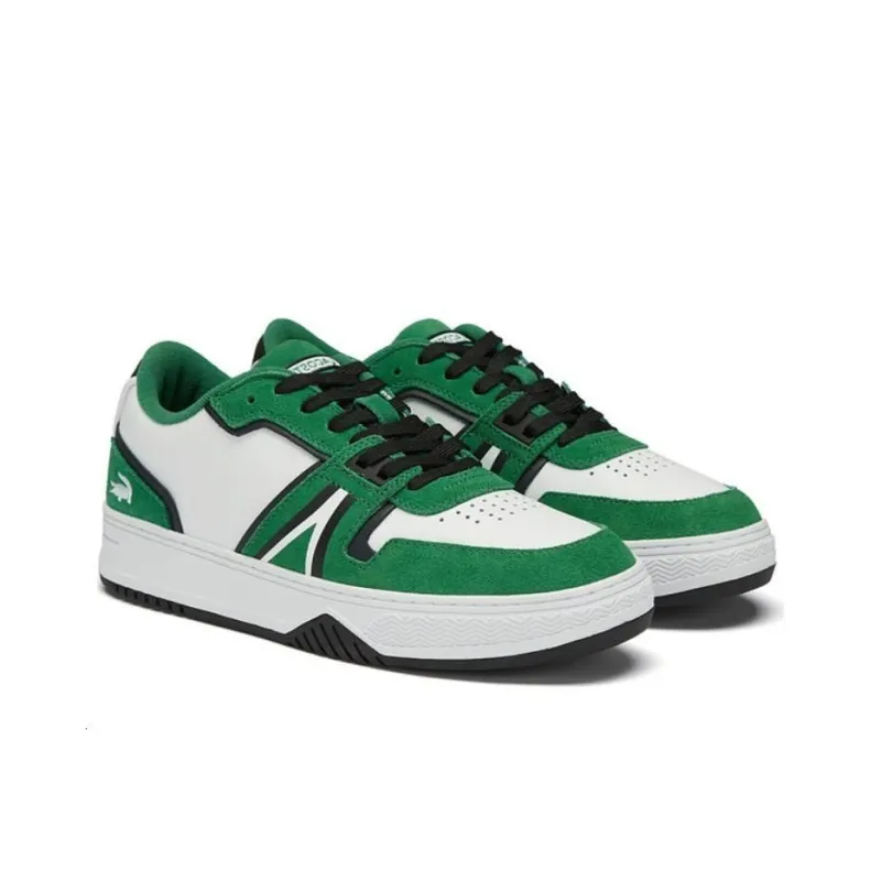 LACOSTE L001 Coated Leather Sneakers-1