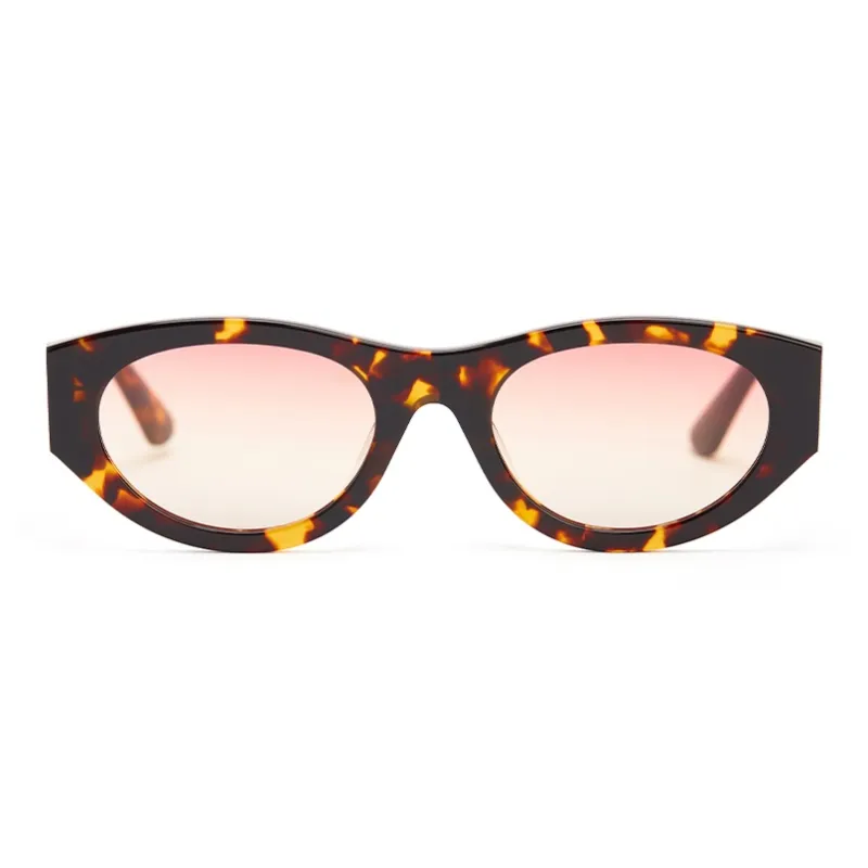 PLASTIC BRAIN Oval Plate Frame Ink Lens Unisex-13