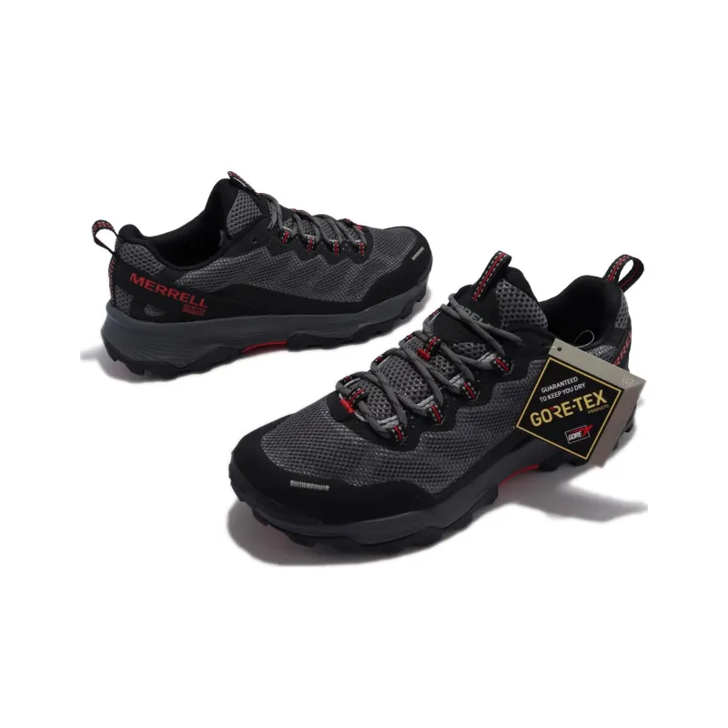 MERRELL Speed Strike GTX Low-Top Outdoor Shoes Men's Black Gray-3