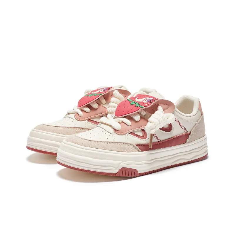 Disney x Hotwind Toy Story Series Support Height Enhancement Skateboard Shoes Women's Beige Pink-2