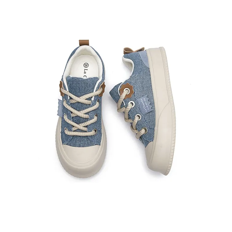 La Chapelle Height Increasing Lightweight Low-Top Skateboard Shoes Women's-2