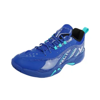 VICTOR Cushioned Slip Resistant Low Top Badminton Shoes Unisex Blue
