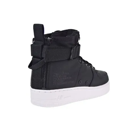Nike Sf Af1 Mid Black Anthracite White-3