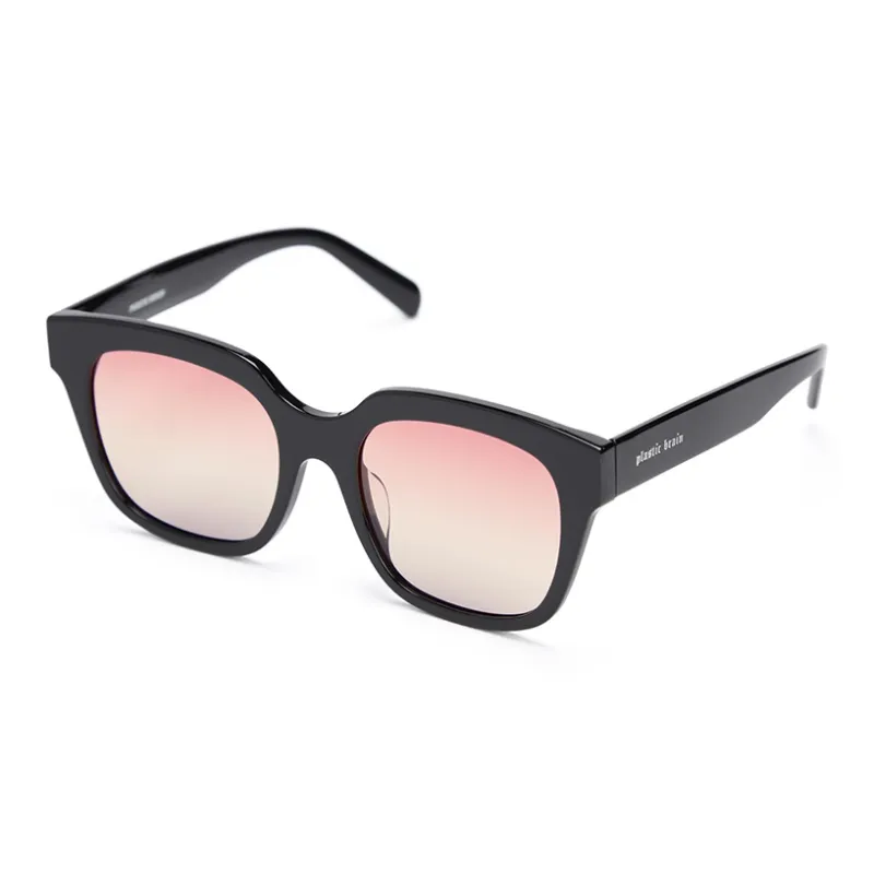 PLASTIC BRAIN Square Sunglasses Unisex-3