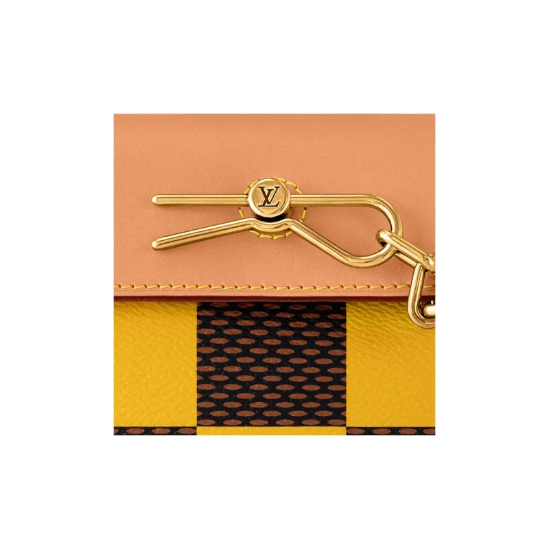 LOUIS VUITTON Nano Steamer Damier Pop Yellow-3