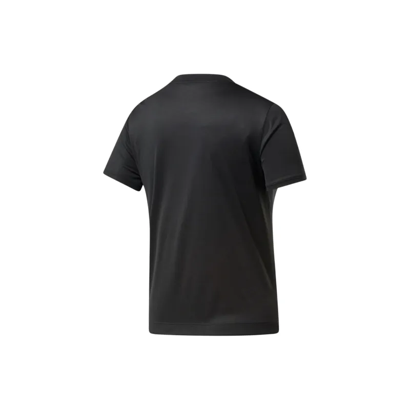 Reebok CYCLED Collection Wor Run Sw Graphic Tee T-Shirt Women's Black-1