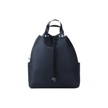Anello Polyester Handbag Backpack Unisex Black