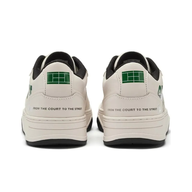 LACOSTE Low Top Skateboard Shoes Men's Black White-3