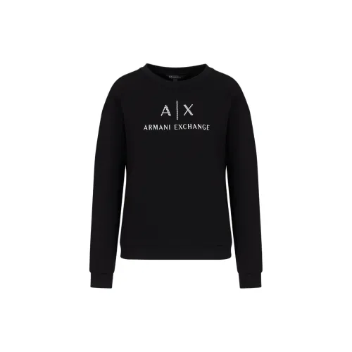 ARMANI EXCHANGE Sweatshirts Women's Black