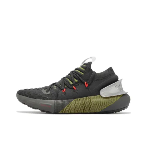Under Armour HOVR Phantom 3 Breathable Low Top Running Shoes Men's Black Green