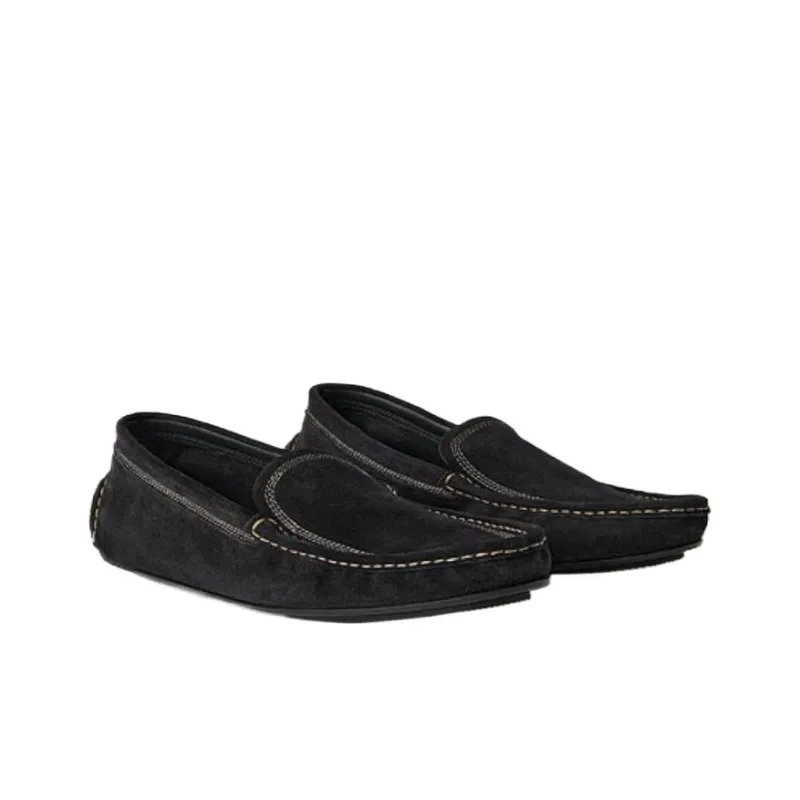 TOTEME Almond-toe Suede Loafers Women's-2
