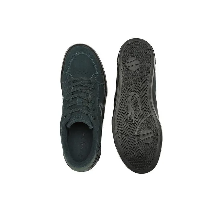 LACOSTE Low Top Skateboard Shoes Men's Green-4