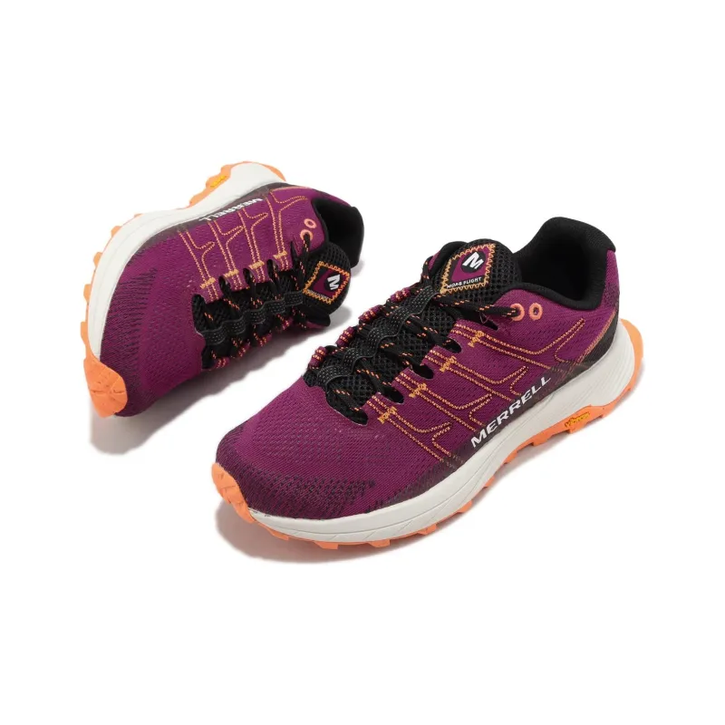 MERRELL Moab Flight Durable Breathable Low-Top Outdoor Shoes Women's Purple-4