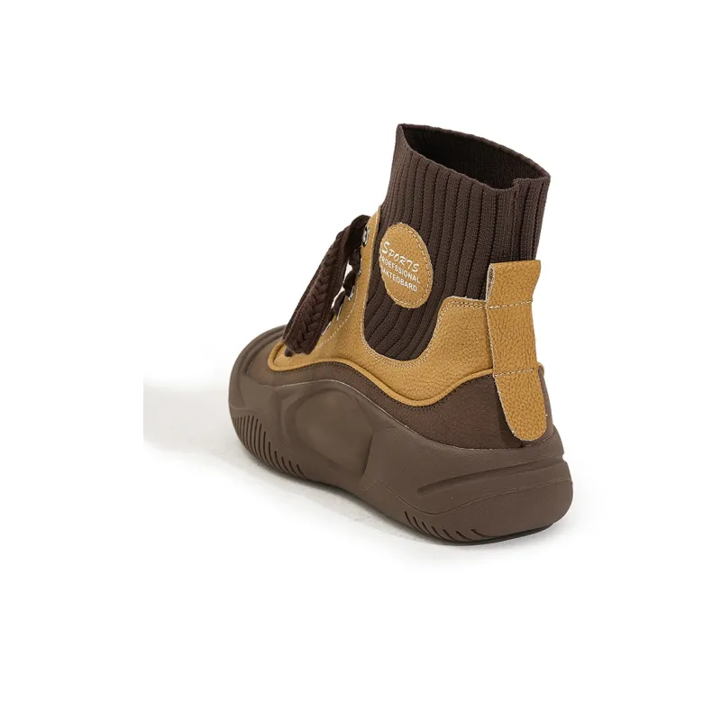 Milan Love Song Wear-Resistant Lightweight Height Increasing High-Top Casual Shoes Women's-13