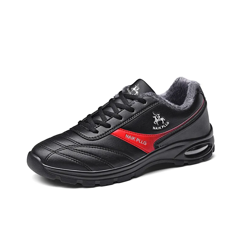 NAIKPLLO Slip-Resistant Water-Resistant Warm Low-Top Running Shoes Men's-0