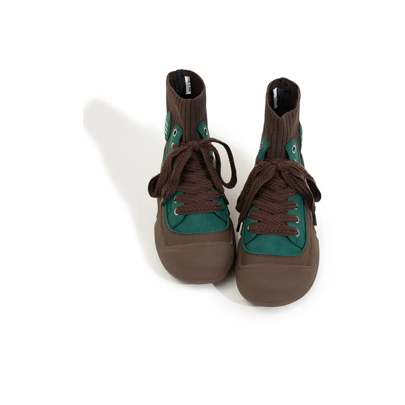Milan Love Song Wear-Resistant Lightweight Height Increasing High-Top Casual Shoes Women's-20