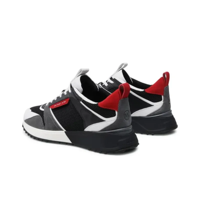 MICHAEL KORS Theo Cushioning Anti-Slip And Wear-Resistant Low-Top Casual Shoes Men's Black-2