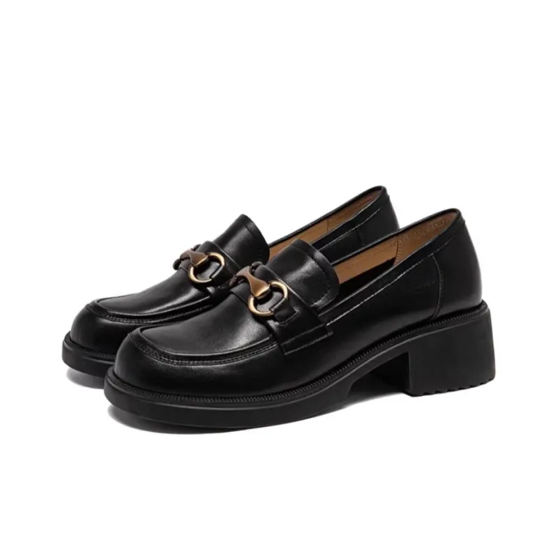 Satchi Loafers Women's Black/Coffee-1