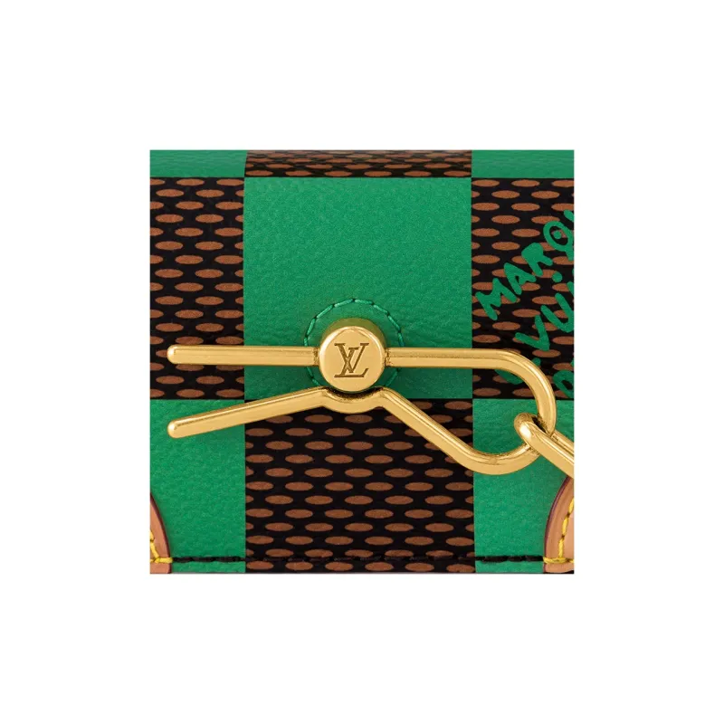 LOUIS VUITTON Micro Steamer Damier Pop Green-4