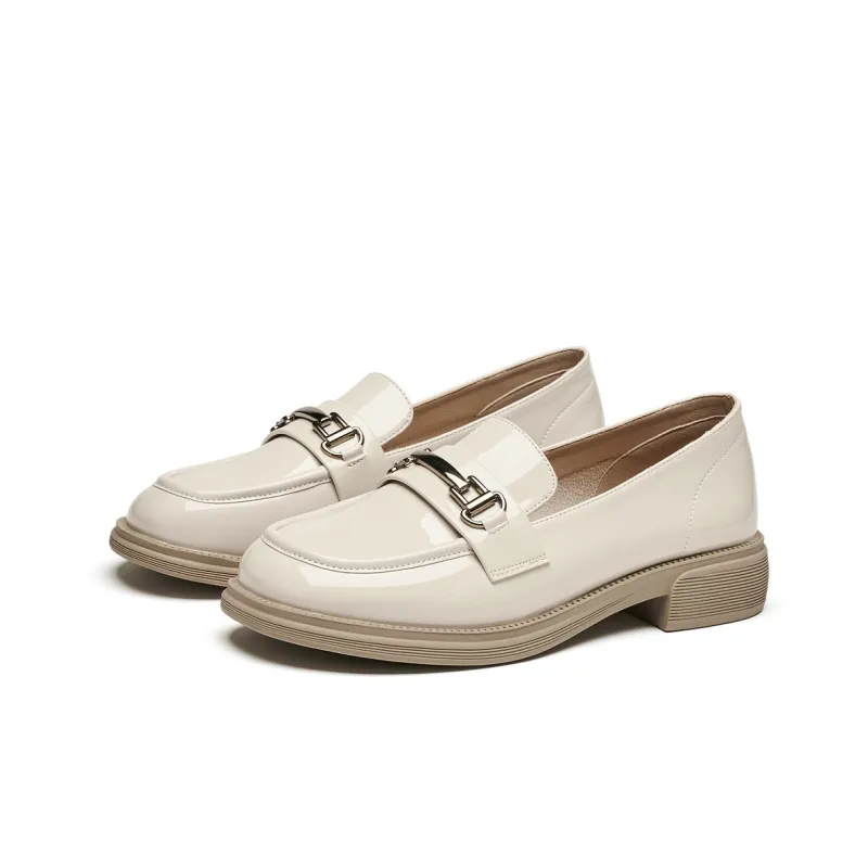 GEMEIQ Loafers Women's Black/Beige-9