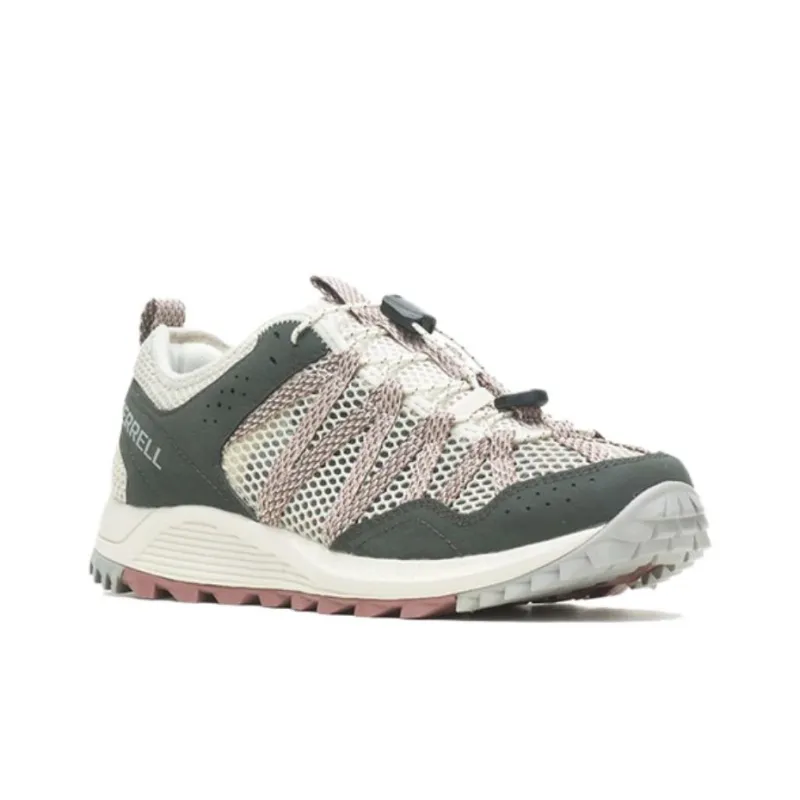 MERRELL Wildwood Aerosport Durable Breathable Low-Top Outdoor Shoes Women's White Brown-2
