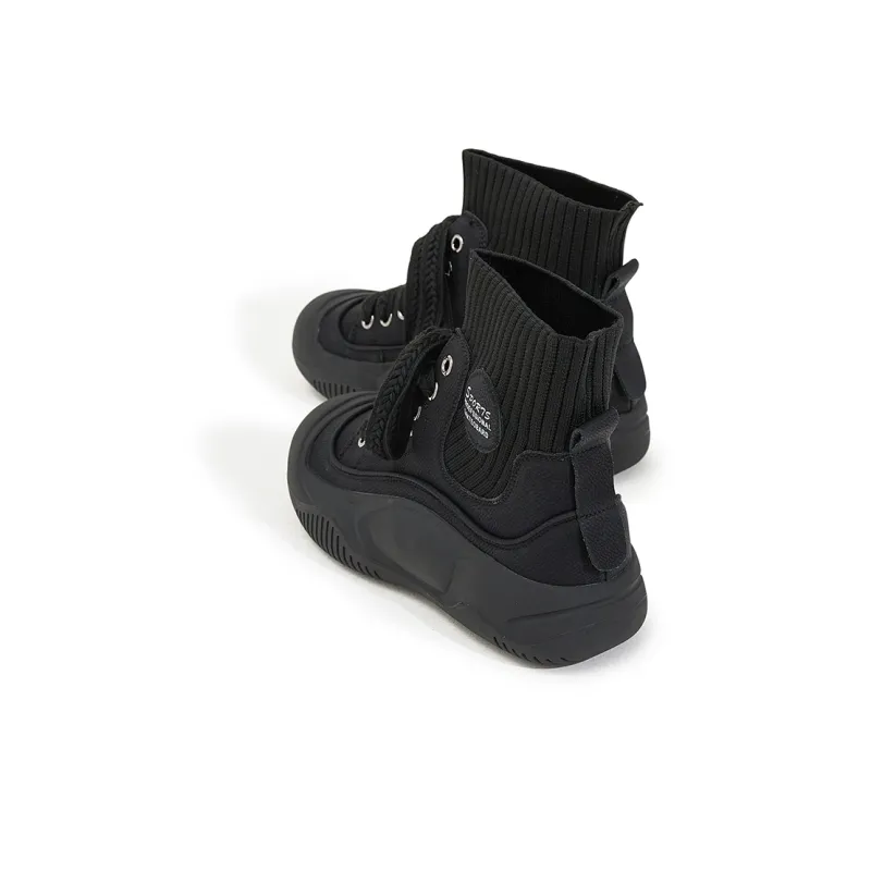 Milan Love Song Wear-Resistant Lightweight Height Increasing High-Top Casual Shoes Women's-4