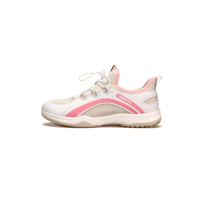 HUMTTO Cushioning, Wear Resistant Low Top Hiking Shoes Women's Beige/Smoke Pink-0