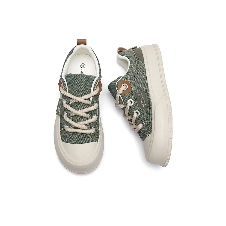 La Chapelle Height Increasing Lightweight Low-Top Skateboard Shoes Women's-12