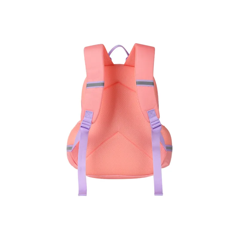 Disney Frozen Series Polyester Backpack Small Size Unisex Orange/Blue-2