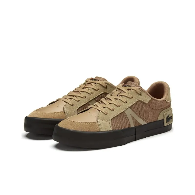 LACOSTE Low Top Skateboard Shoes Men's Brown-2