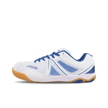 Stiga Cushioned Wear-Resistant Coverage Low-Top Training Shoes Unisex White Blue