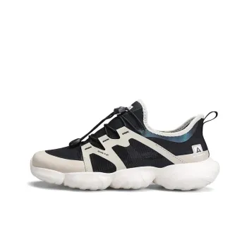 HUMTTO Cushioning, Wear Resistant Low Top Running Shoes Men's Black Gray