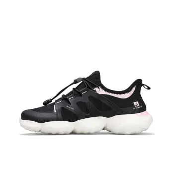 HUMTTO Cushioned Slip-Resistant Low-Top Running Shoes Women's Black