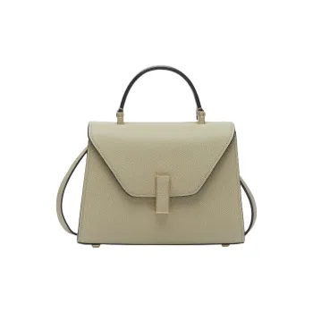 Valextra Iside Calfskin Shoulder Bag, Crossbody Bag, Handbag Women's Tundra Green