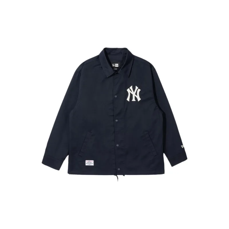 New Era X MLB NEW YORK YANKEES Coach Navy Jacket-1