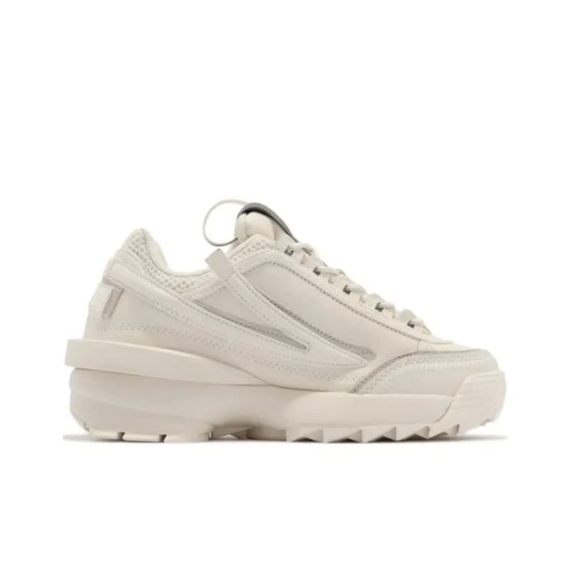 FILA Disruptor Series 2 EXP Cushioning Wear-Resistant Low-Top Casual Shoes Women's Ecru-1