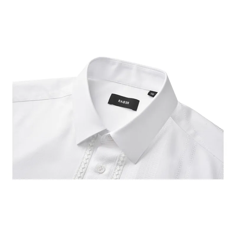 RARE Long Sleeved Shirts Men's White-3