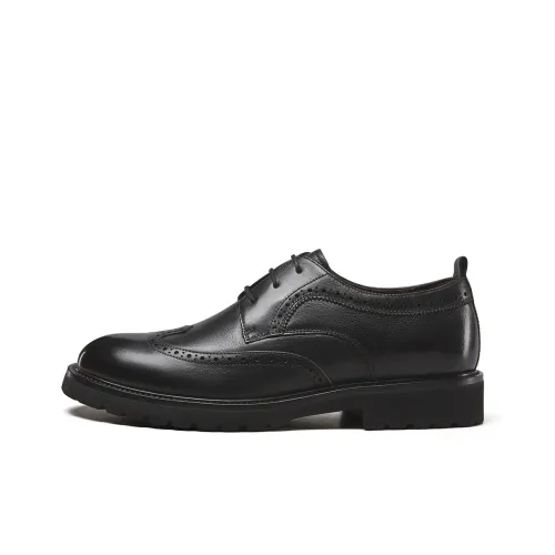 YEARCON Dress Shoes Men Low Top Trekking Brown